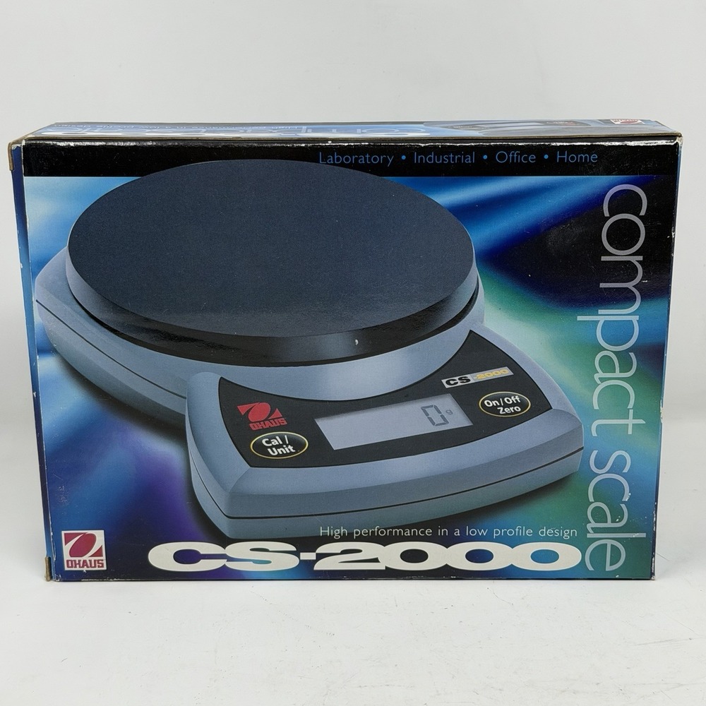 Brand New Ohaus CS-2000 Compact  Scale High Performance Low Profile CS2000-0W0